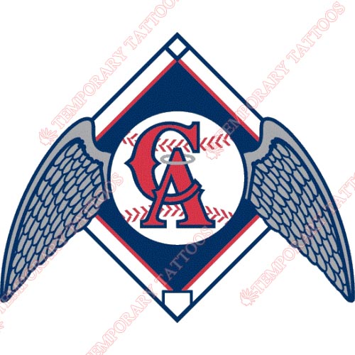 Los Angeles Angels of Anaheim Customize Temporary Tattoos Stickers NO.1634